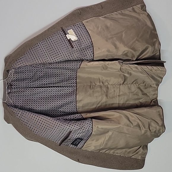 Michael Kors brown wool cashmere sport coat men's 48L - Picture 2 of 10